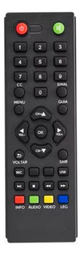 Controle Remoto Para Conversor Digital Intelbras Cd700 Cd730