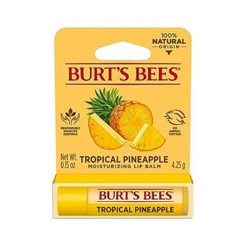Burt's Bees, Balsamo Labial De Piña Tropical 4.25gr