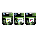 Kit 03 Cartucho Tinta Original Hp 964xl 964 Xl 9010 9020