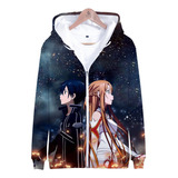 Sword Art Online Kirito Y Asuna Pareja Sudadera Con Cremalle