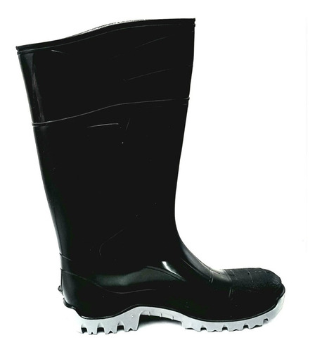 Bota Industrial De Goma L-39  Negra C/puntera Talle 45/46