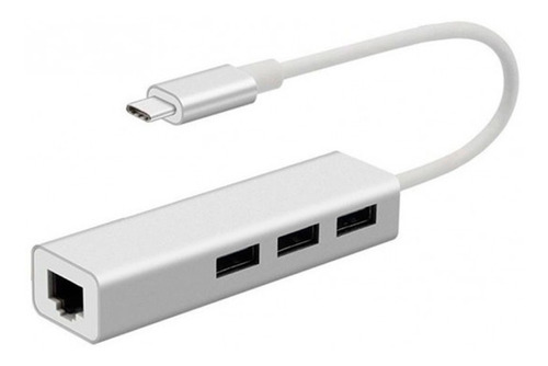 Adaptador Hub Usb-c Ethernet Red Lan Rj45  3 Usb A 3.0/2.0