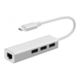 Adaptador Hub Usb-c Ethernet Red Lan Rj45  3 Usb A 3.0/2.0