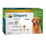 Simparic Caixa 1 Comprimido Cães 20 A 40 Kg 80 Mg Zoetis