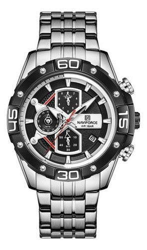 Reloj Naviforce Original Nf 8018m Cronografo + Estuche