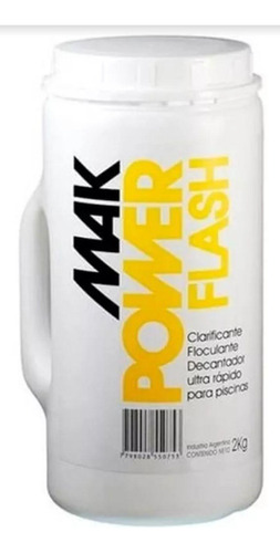 Clarificador Floculante Mak Power Flash De 1 Kilo 