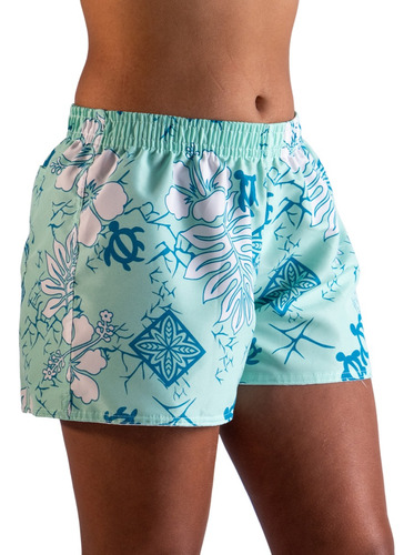 Kit Com 10 Shorts Adulto Estampado Tactel Feminino - Atacado