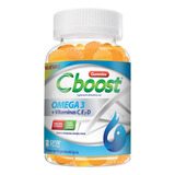 C-boost Gomitas Omega+ Vitaminas C, D Y E, 90 Cápsulas Sabor Naranja