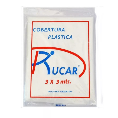 Cobertor Plastico Multiuso Transparente Rucar 3x3 