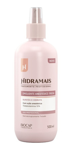 Emoliente Facial Anestésico 500ml Hidramais Trietanolamina