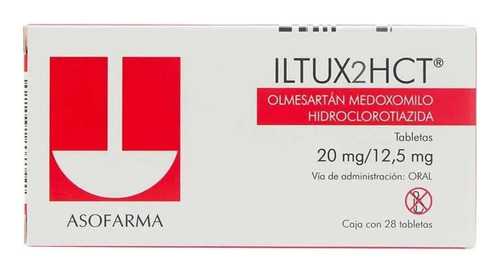 Iltux 2 Hct 28 Tabletas 20/12.5mg