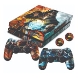 Adesivo Ps4 Playstation 4 Auto Colante Skin Mortal Kombat