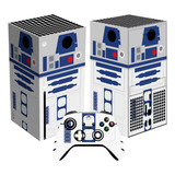 Skin R2d2 Star Wars Para Xbox Series X Set Stickers
