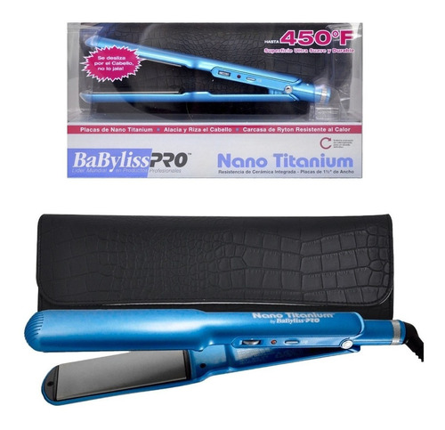 Plancha De Pelo Ultra Flat Nano C Estuche Babyliss Pro 9559 