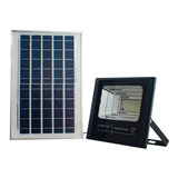Reflector Led 100w Solar Con Panel Solar Bateria Luz Blanca