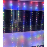 Cortina 300 Luces Super Nano Led 3 X 3 Metros Multicolor