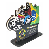 Kit 30 Troféus 12cm X 12cm Motoqueiro Motoclube