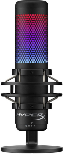 Micrófono Hyperx Quadcast S Condensador Multipatrón Negro