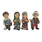 Complemento Aldeanos Pesebre 4und 8cm 531-43100 Religiozzi