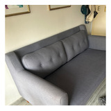 Sillón De Lino Gris Marca Tapiz Modelo Oporto De 3 Cuerpos