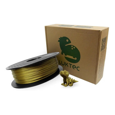 Filamento Impresion 3d LukTec LTPLA 1kg 1.75mm color dorado | MercadoLibre
