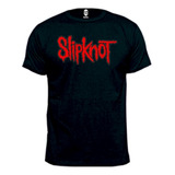 Remera Slipknot Logo 100% Algodón Premium Peinado