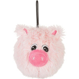 Pet Lou Ez Squeaky Pig De 4 Pulgadas, Pequeño, Rosa