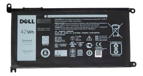 Bateria Dell Type: Wdx0r 42wh 11.4v 3.500mah Original