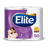 Elite Papel Higienico Doble Hoja Mega 50 Metros 4 Rollos