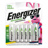 Pila Energizer Recargable Con 6 Pilas Aa Y 4 Pilas Aaa 1.2v