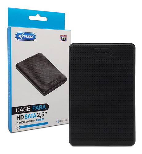 Gaveta Para Hd 2.5 Knup, Usb 3.0, Preto - Kp-hd821