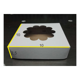 Cajas Visor  Base 10x10 Y 3 Alto   (pack X50)