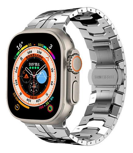 Correa De Lujo De Color Titanio Para Apple Watch Ultra Band