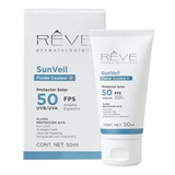 Reve Protector Solar Sun Veil Fluide Couleur 50 Fps 50ml 
