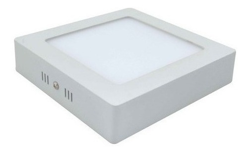 Foco Panel Led Plafon Sobrepuesto Cuadrado 24w Blanca Fria