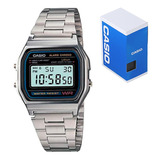 Reloj Casio Retro Vintage A158 Plata Original