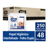 Papel Higiênico Interfolhado Folha 48 Pcts  Dupla | Elite