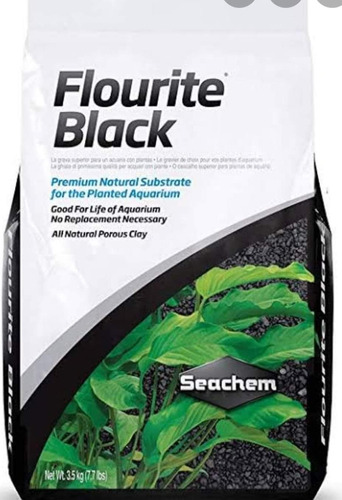 Flourite Black Seachem 7kg Sustrato Nutriti Acuario Plantado