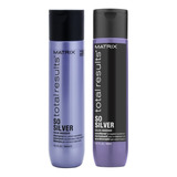 Shampoo Matizador Violeta Silver Matrix + Enjuague X300ml