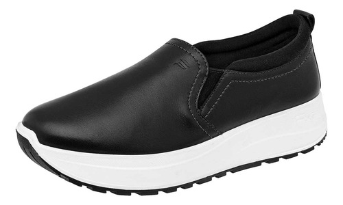 Tenis Plataforma De Mujer Flexi Negro 116-800