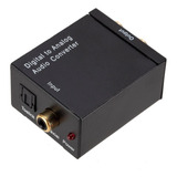 Convertidor Audio Digital Analógico Coaxial Óptico + Cable