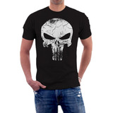 Camiseta Super Herois Justiceiro Punisher Camisa Caveira M-1