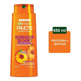 Shampoo Fructis 2 En 1 Borrador De Daño 650 Ml