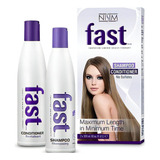  Kit Fast Shampoo + Acondicionador De 300 Ml C/u