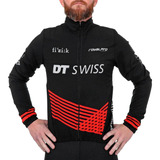 Jaqueta De Ciclismo Marcio May Corta Vento Dt Swiss Fizik Pt