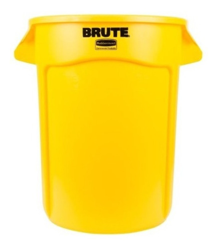 Rubbermaid Color Amarillo Brute 121 Litros Contenedor De Basura  