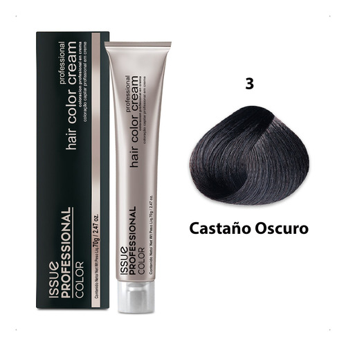 Issue Professional Color Tintura Coloración En Crema 70g