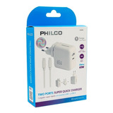 Cargador Philco Súper Rápido Usb 3.0 65w