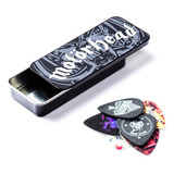 Uñetas Jim Dunlop Mhpt03 .73 Motorhead Lata Colección X6 Tamaño Medium 0.73