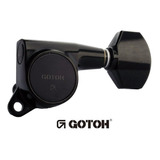 Tarraxa Gotoh Sg381-07l-6l-b  Preto 6 Em Linha - Destro